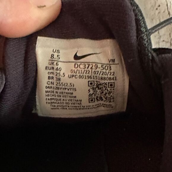 Nike Women's Revolution 6 Purple Running Shoes, Size 8.5 - Picture 7 of 7